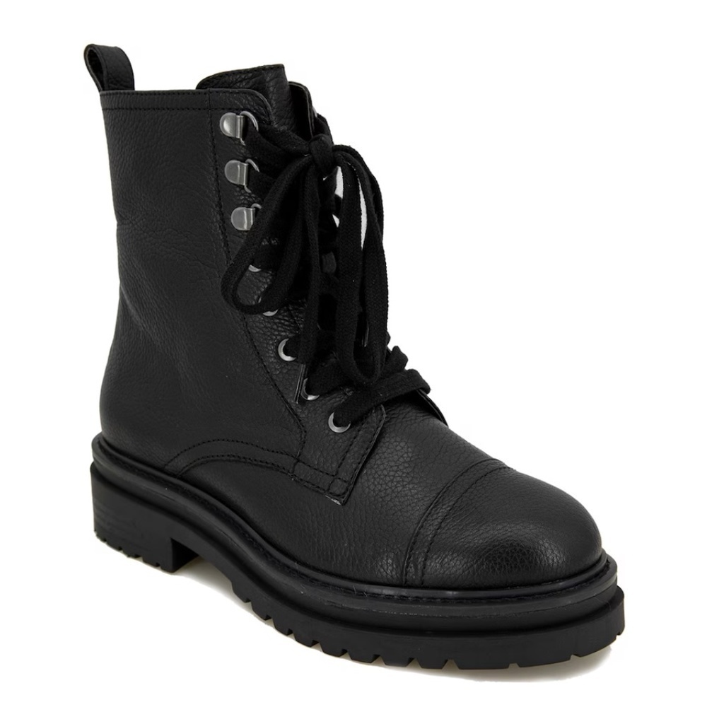 André Assous Farah Leather Combat Boot